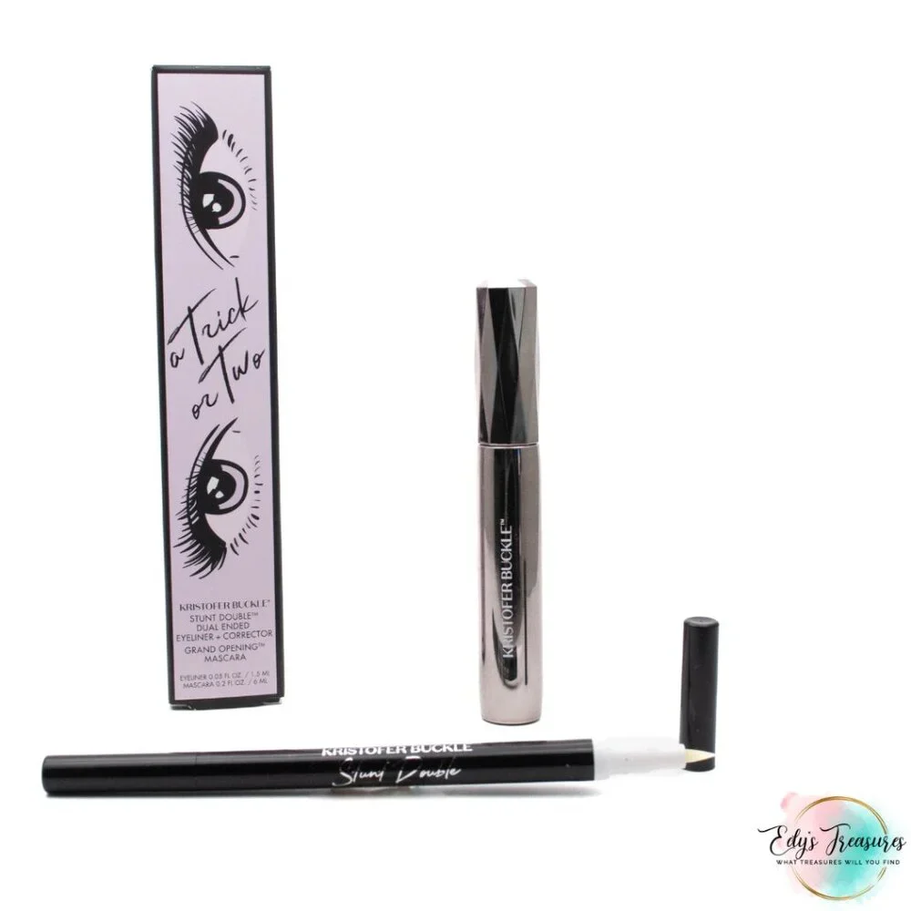 New Kristoffer Buckle TWO Stunt Double Duo Ended Eyeliner + Corrector